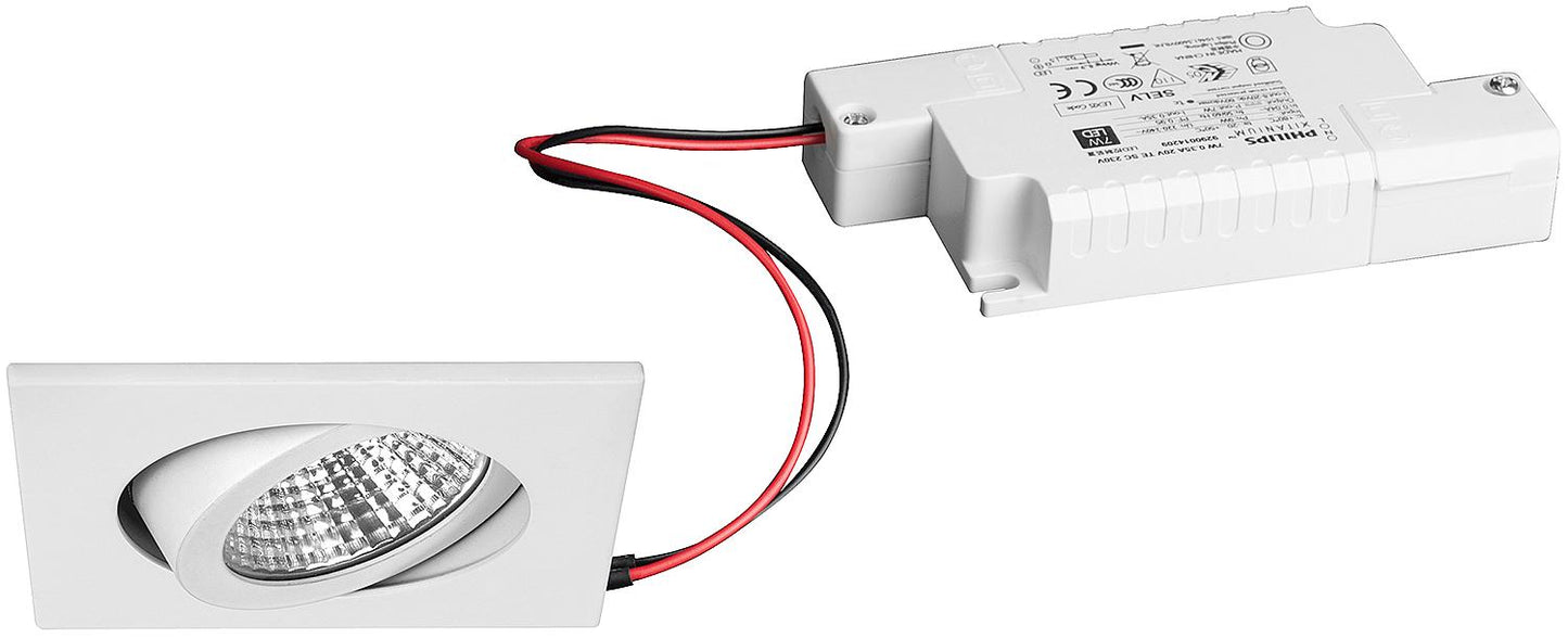 LED EBS 230V 6W 3000K chrome