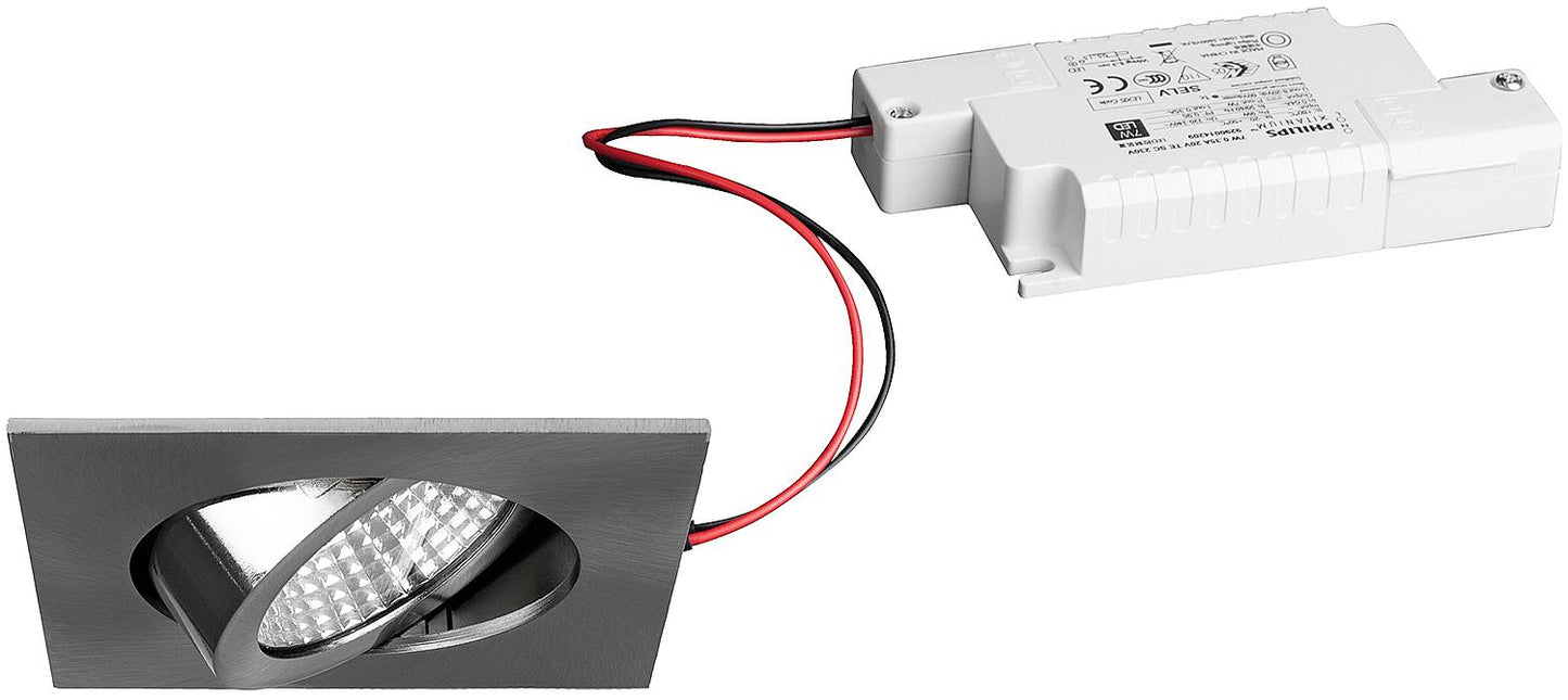 LED EBS 230V 6W 3000K chrome