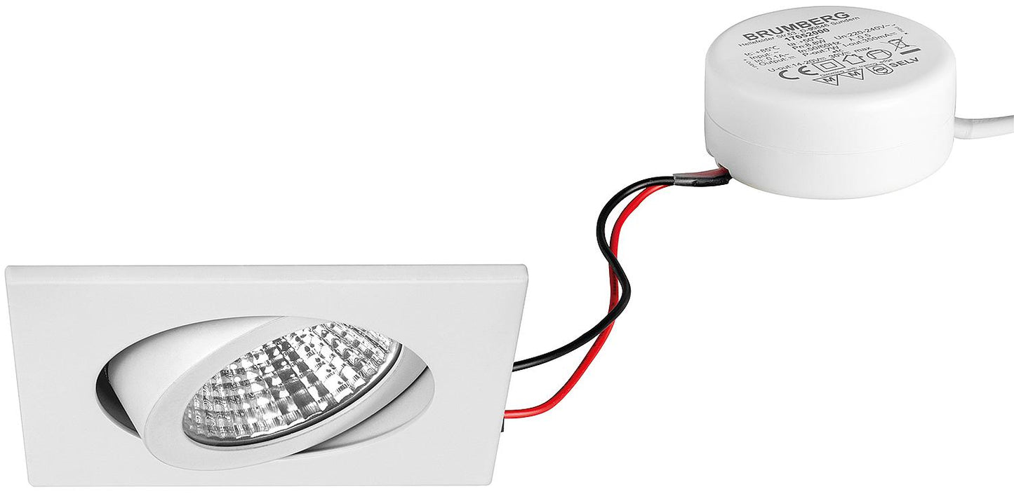 LED EBS 230V 6W 3000K chrome