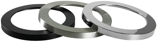 Front ring for 12206…, matte nickel, round