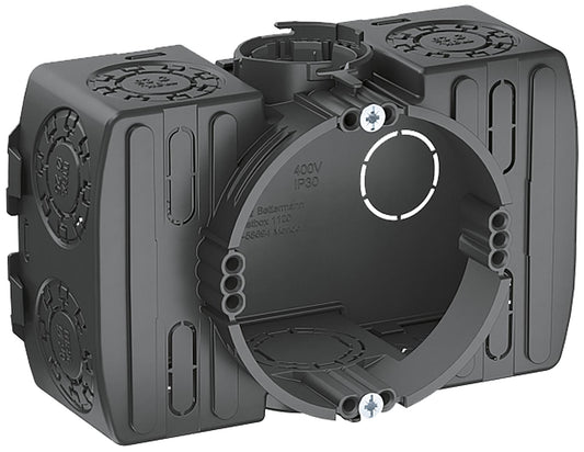 Flush-mounted electronic box with side terminal compartment UE 46, pack of 10