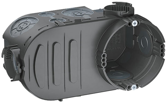 Flush-mounted electronic box, with device screws, airtight, UE 66-L, pack of 10