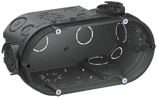 Flush-mounted device junction box, double version, UG 66-DV, pack of 10