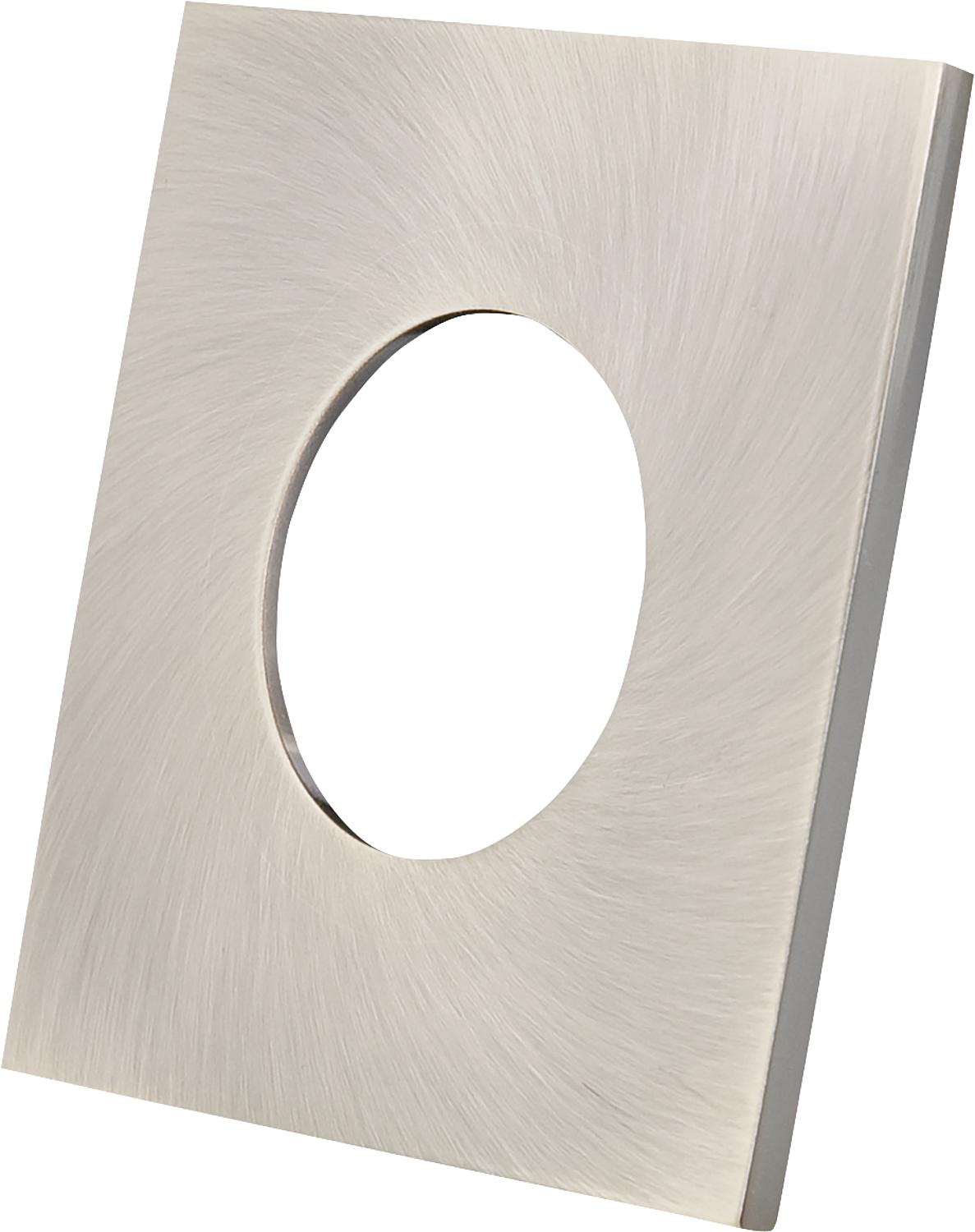 Bague décorative pour MULTI et MULTIsun, carrée, en aluminium brossé