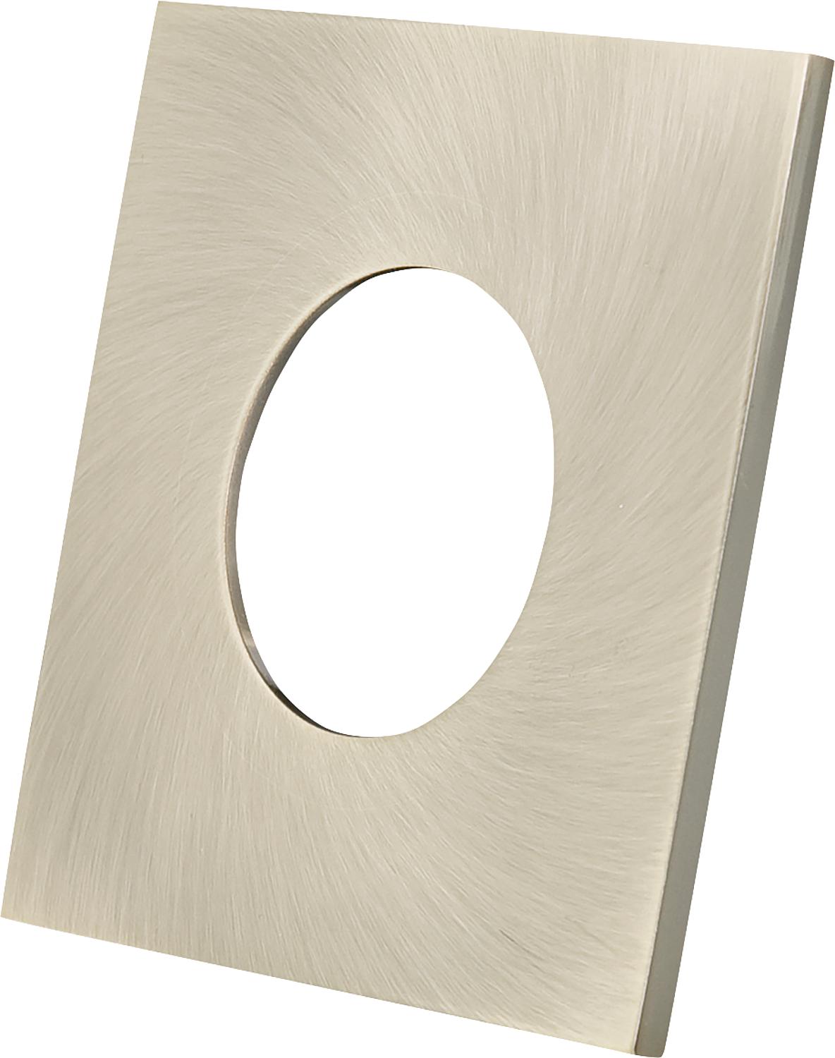 Bague décorative pour MULTI et MULTIsun, carrée, en aluminium brossé
