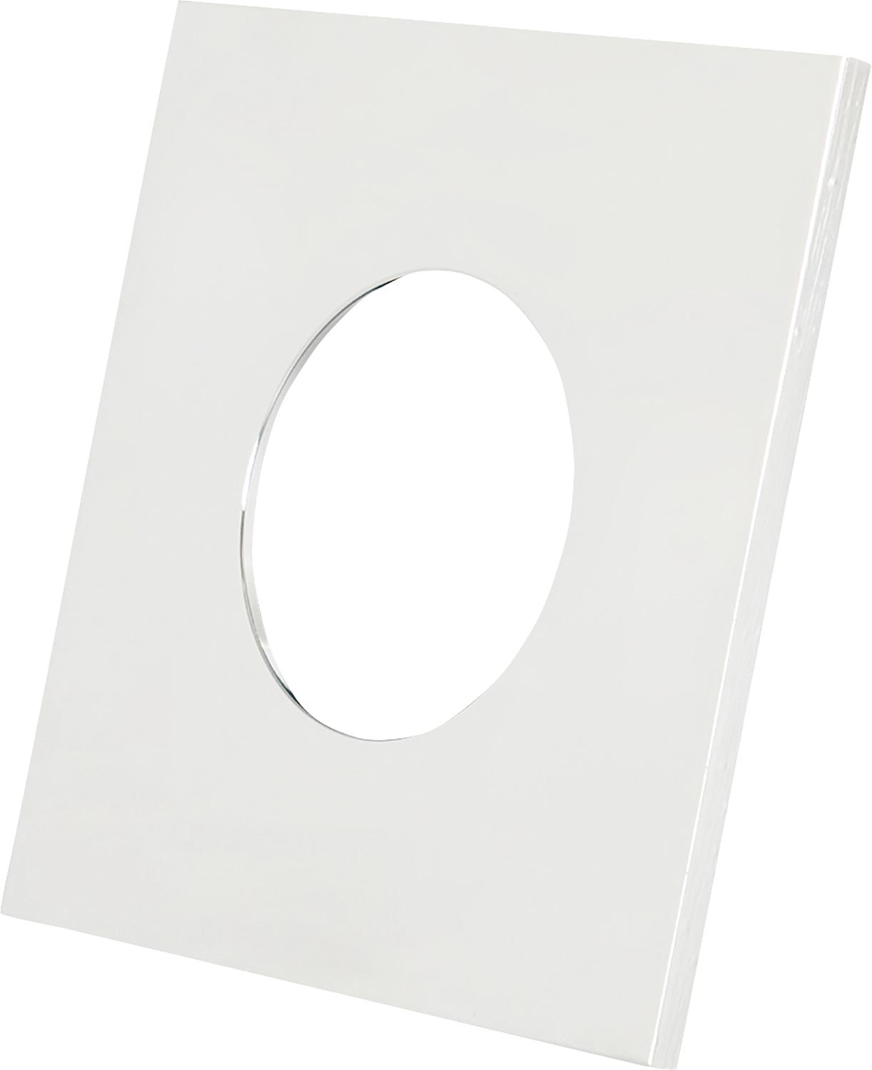 Bague décorative pour MULTI et MULTIsun, carrée, en aluminium brossé