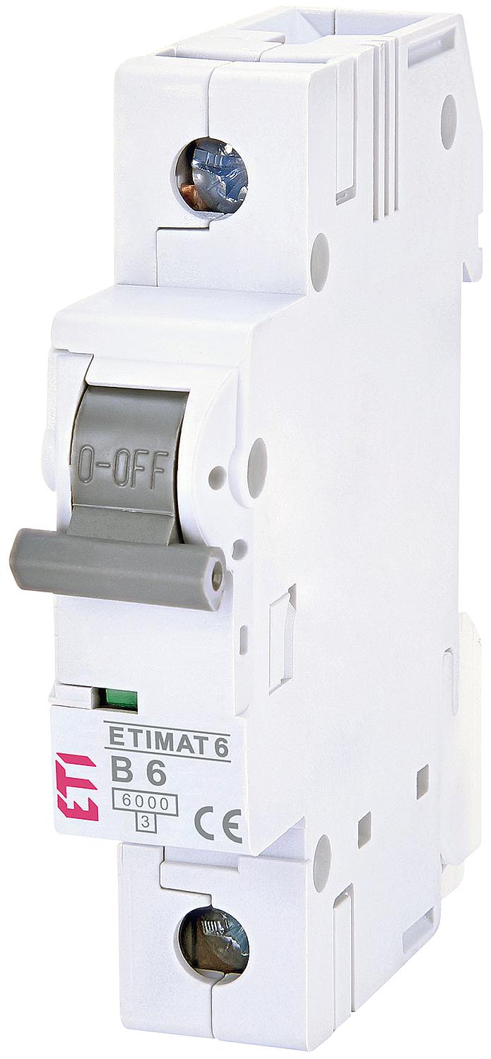Etimat 6, 1p, B6 circuit breaker
