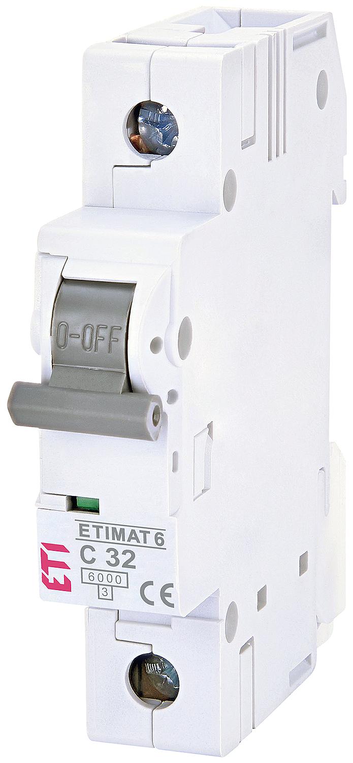 Etimat 6, 1p, B6 circuit breaker