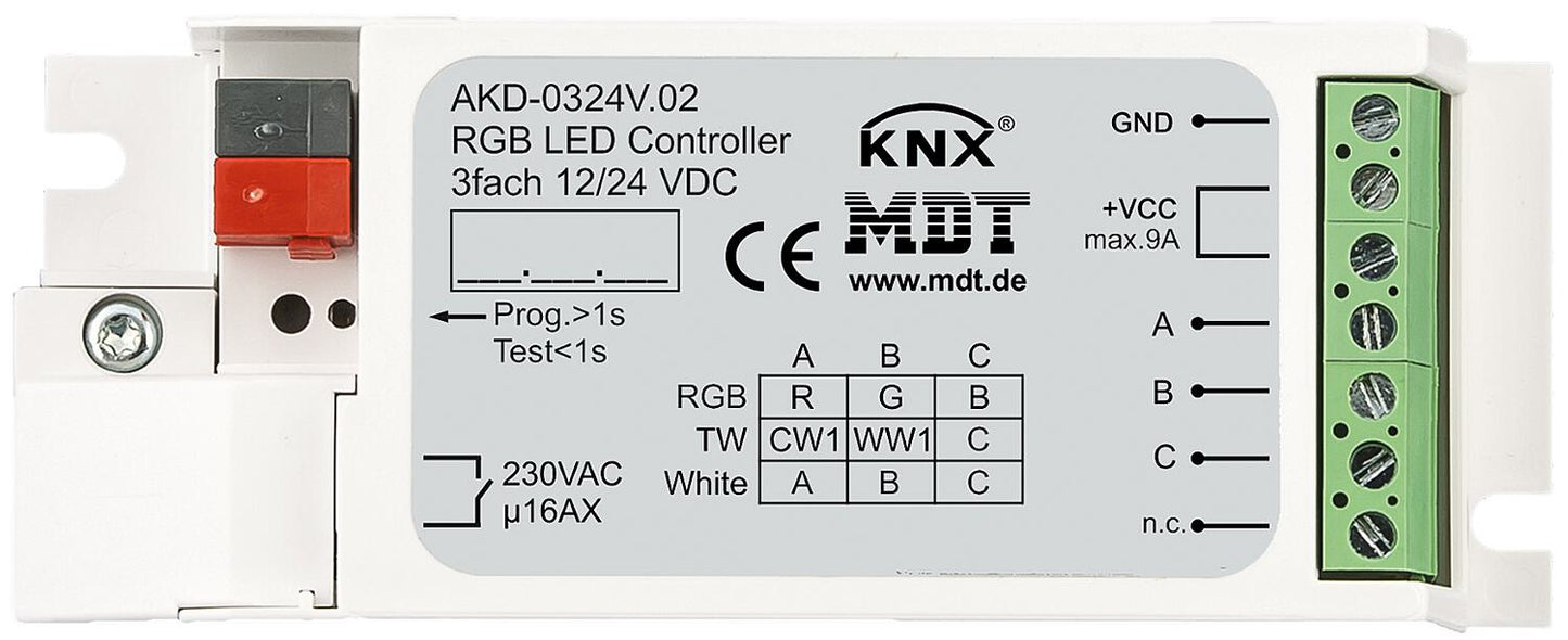 UP LED controller 3-channel 3/6 A, RGB