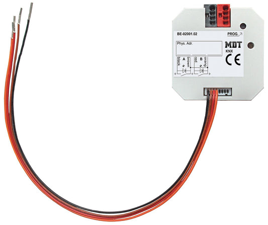 Flush-mounted push-button interface / push-button interface BE 2-gang, flush-mounted, potential-free version