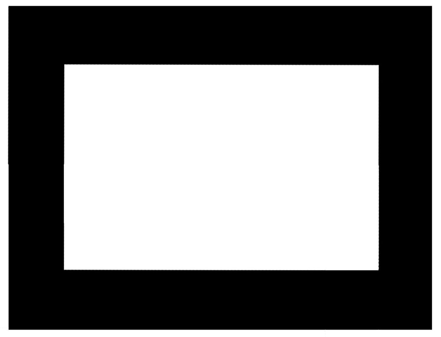 VisuControl Touch Panel Glass Frame Black, 10 inch