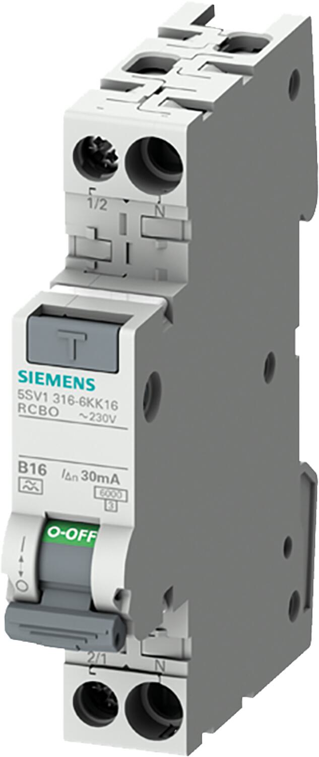 FI/LS compact 1P+N 6kA type A 30mA C6