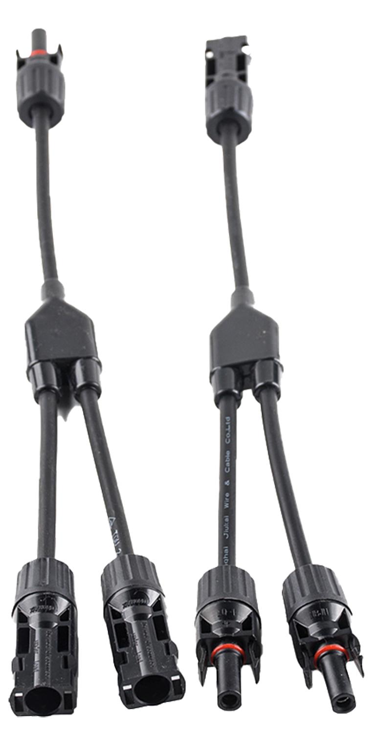 2-way MC4 parallel connectors (pair), l=30cm