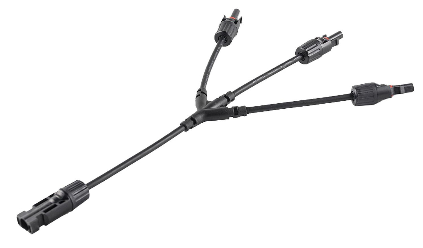 2-way MC4 parallel connectors (pair), l=30cm