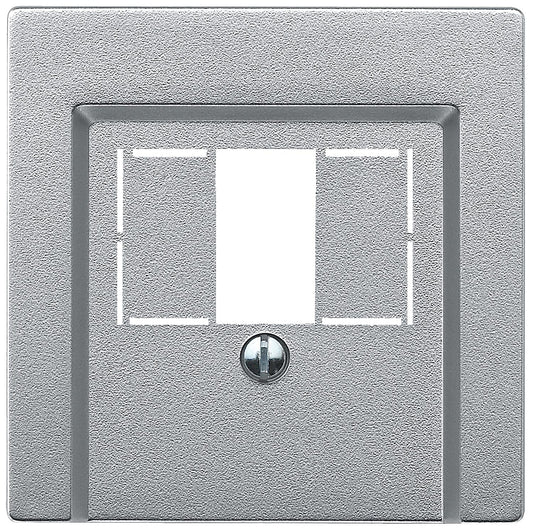 System M, Abdeckung für TAE-Anschluss, aluminium