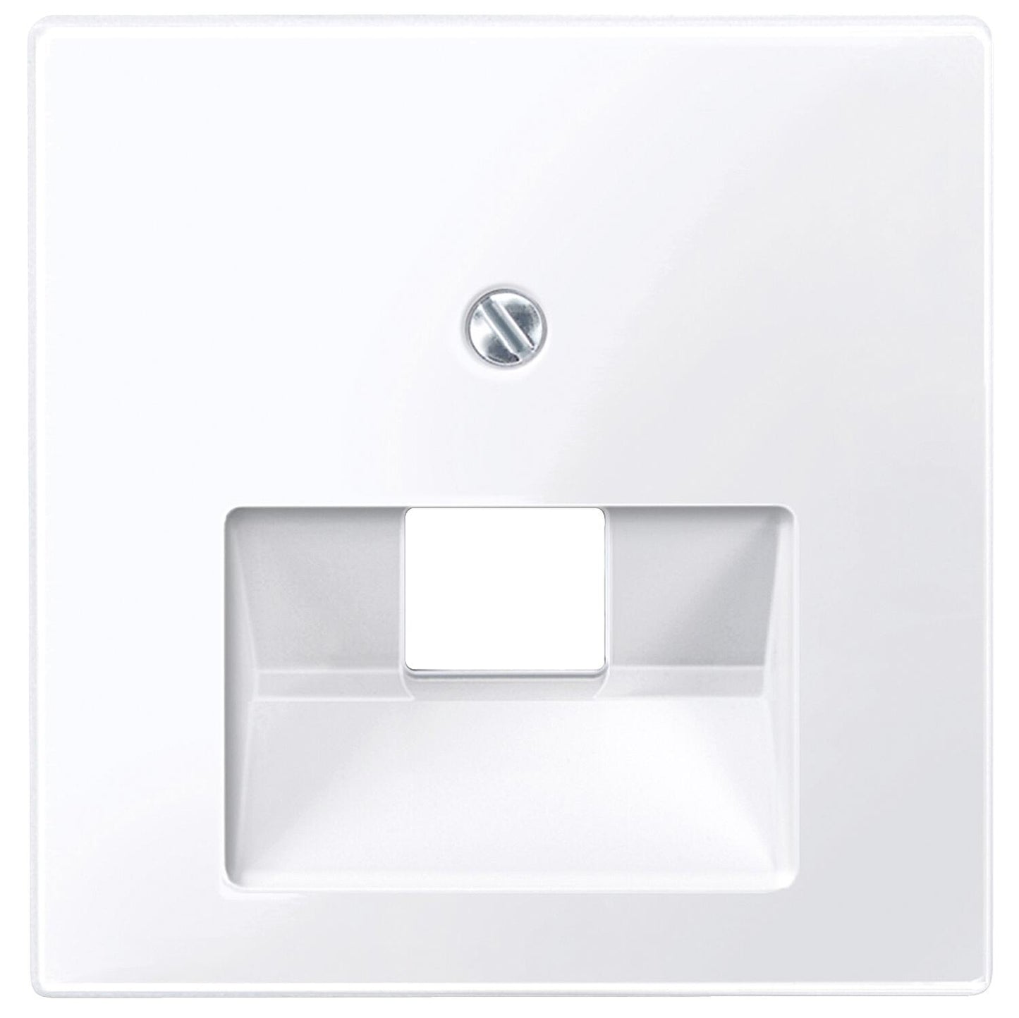 System M, Abdeckung UAE Datendose 1-Fach Merten, aluminium