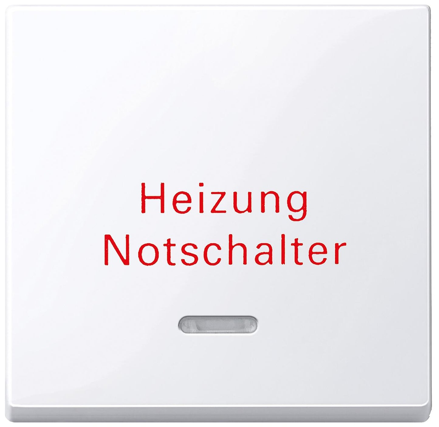 System M, Merten emergency heating switch, aluminium
