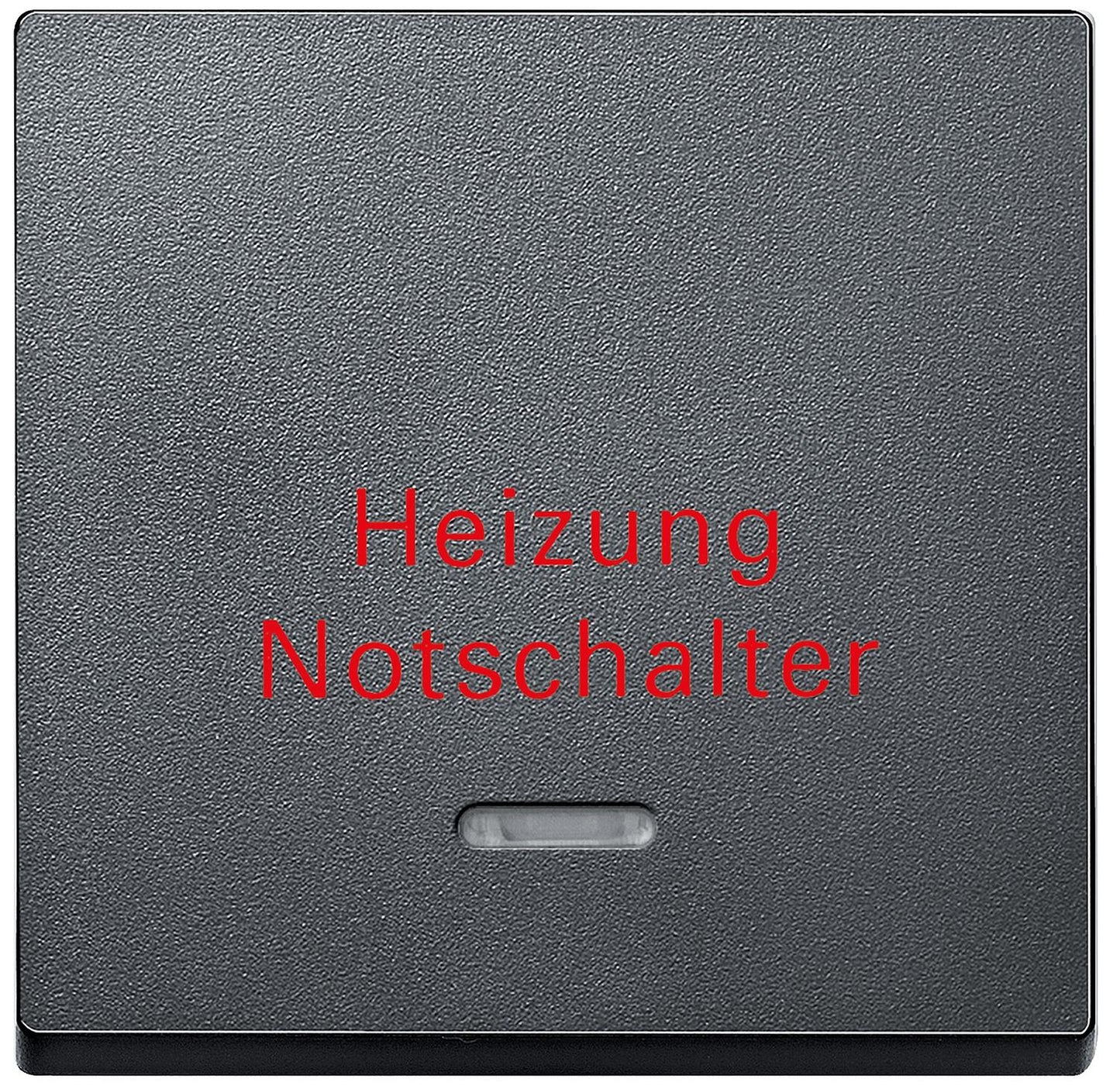 System M, Merten emergency heating switch, aluminium