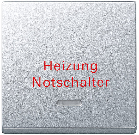 System M, Heizungsnotwippe Merten, aluminium