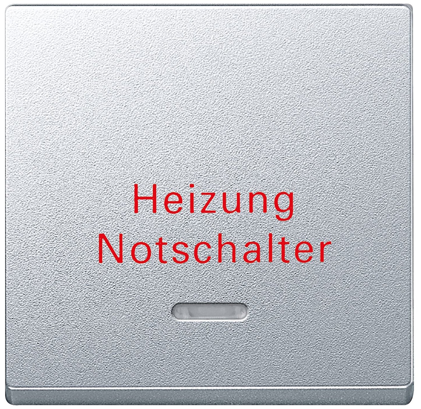 System M, Merten emergency heating switch, aluminium