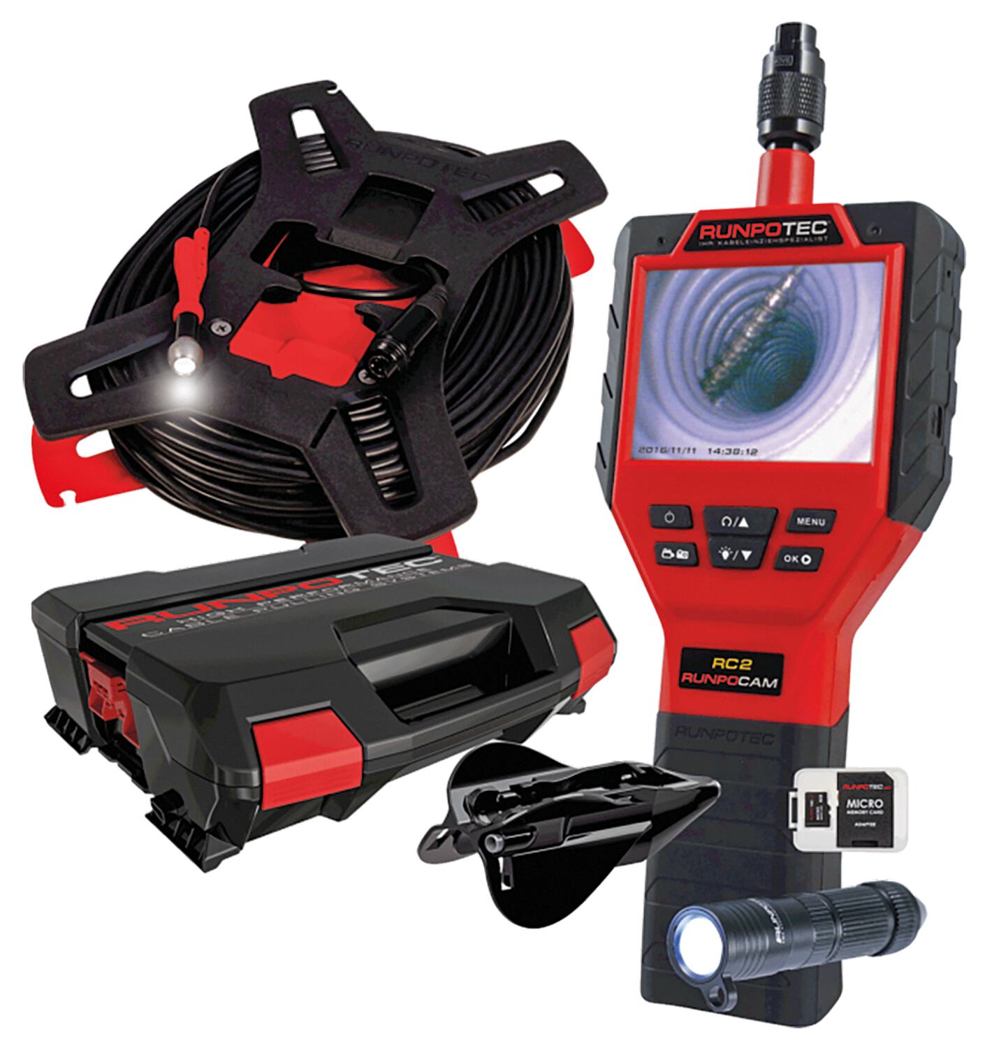 Caméra multifonctionnelle RUNPOCAM RC 2, portée de 50 m