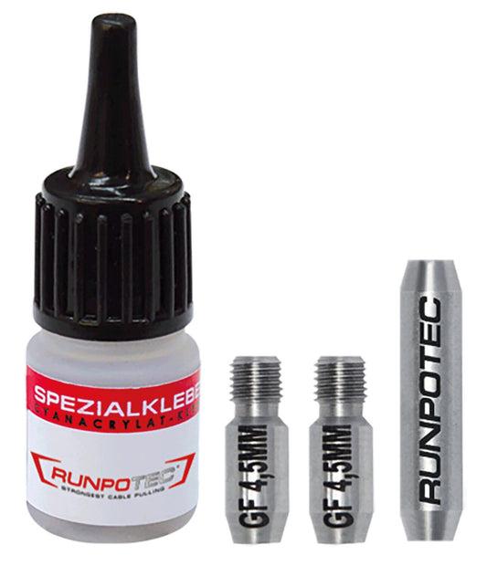 Repair kit for fiberglass rod Ø 4.5 mm