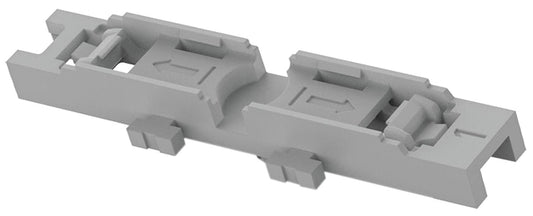 Adaptateur de montage simple Wago pour connecteurs traversants avec levier 221-2531, avec pied de verrouillage, lot de 25