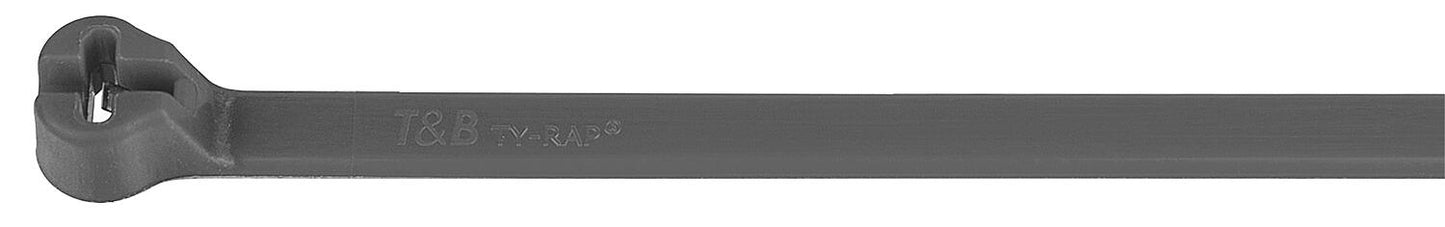 Steel nose cable ties Ty-Rap TY525M-9-PDT, detectable, 178x4.8 mm, grey