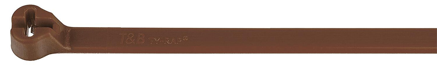 Steel nose cable ties Ty-Rap TY525M-9-PDT, detectable, 178x4.8 mm, grey