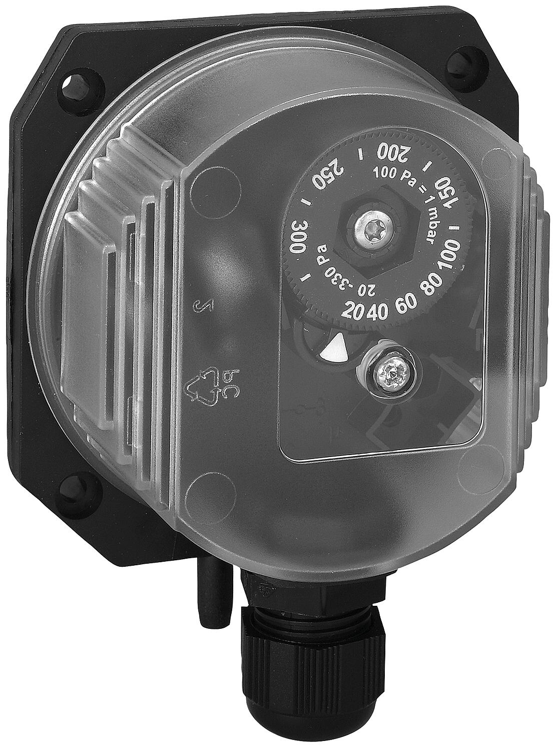 Differential pressure switch, 20…300Pa, internal setting, JDL-111