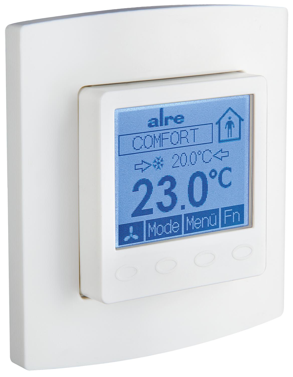 BACnet room controller, flush-mounted, 230VAC, pure white glossy, KTRBUu217.456#21