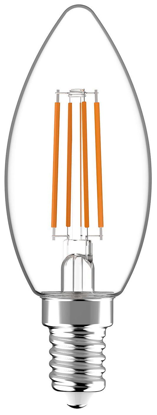 Lampe à filament LED, forme de bougie