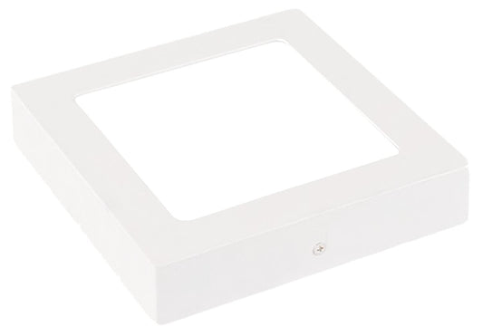 DOTLUX LED panel TOPsquare 225x225mm 18W 3000K with surface-mount frame, square