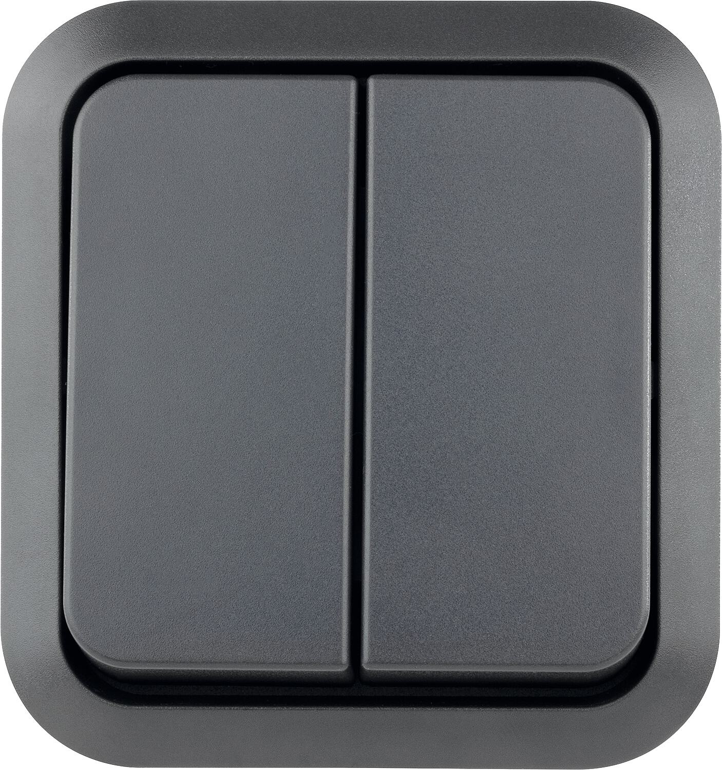 AquaStorm series switch surface-mounted grey