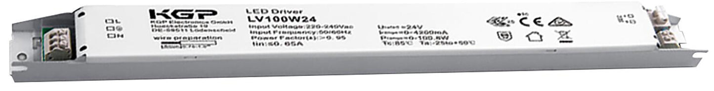 LED power supply CV 24V DC 0-30W 0-1.25A non-dimmable IP20 linear