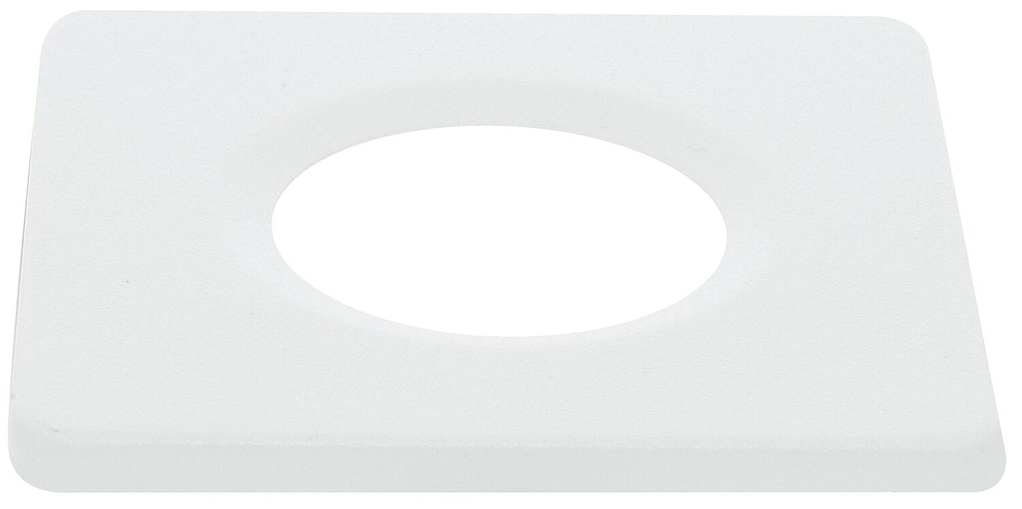 Decorative ring for MULTISCREW, square, brushed stainless steel
