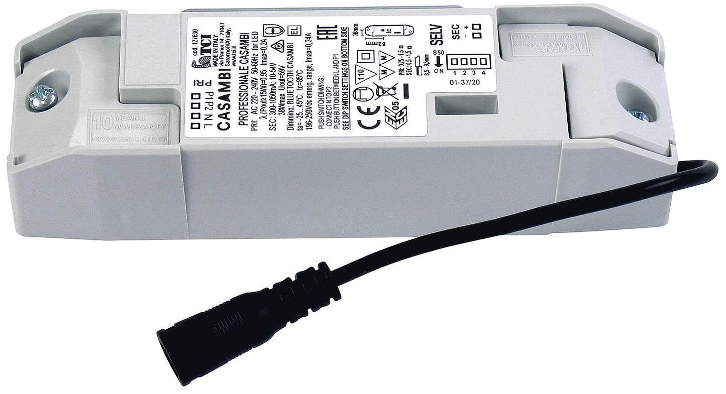 LED power supply CASAMBI 1-38W 300-1050mA 10-54V DC dimmable APP