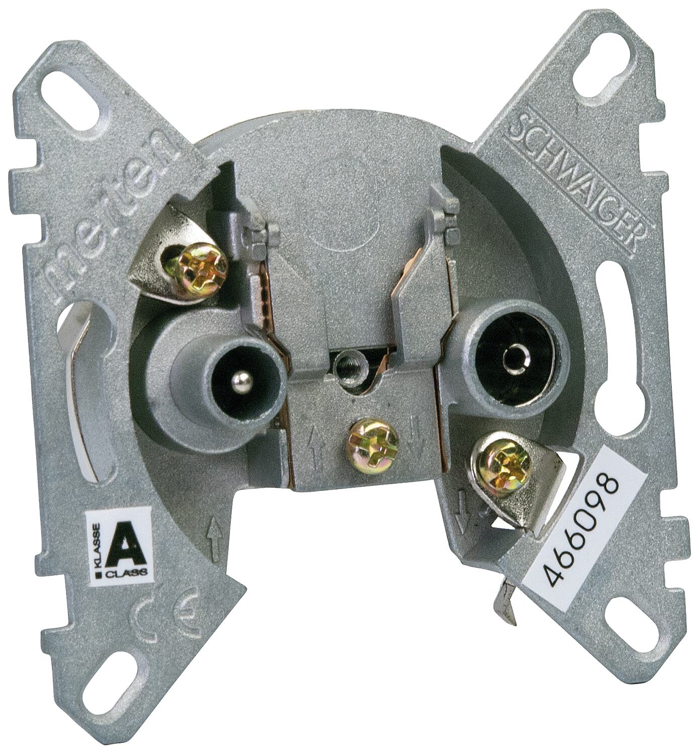 Broadband pass-through socket: 11 dB