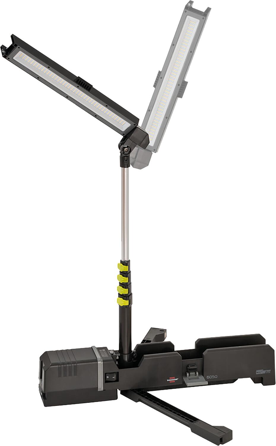 Multi Battery LED Telescopic Work Light 6050 MA, 7700lm, IP54
