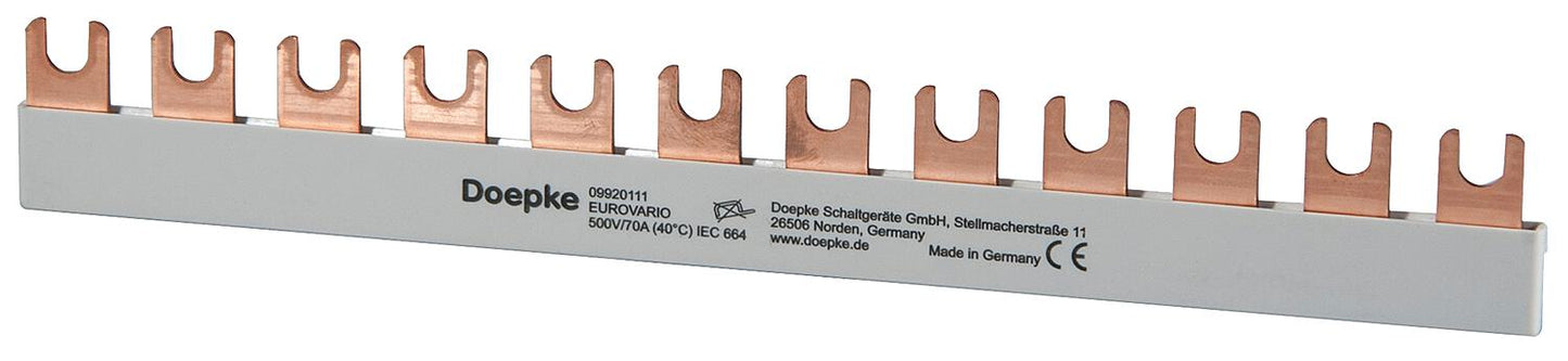Sammelschiene EV-S G 3.9.120, 10 mm², Gabel, 3-phasig