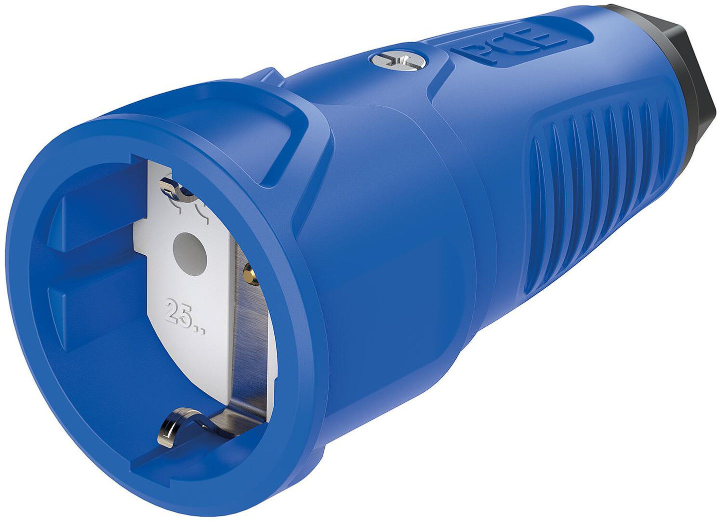 Schutzkontaktkupplung Gummi/Vollgummi ohne Berührungsschutz