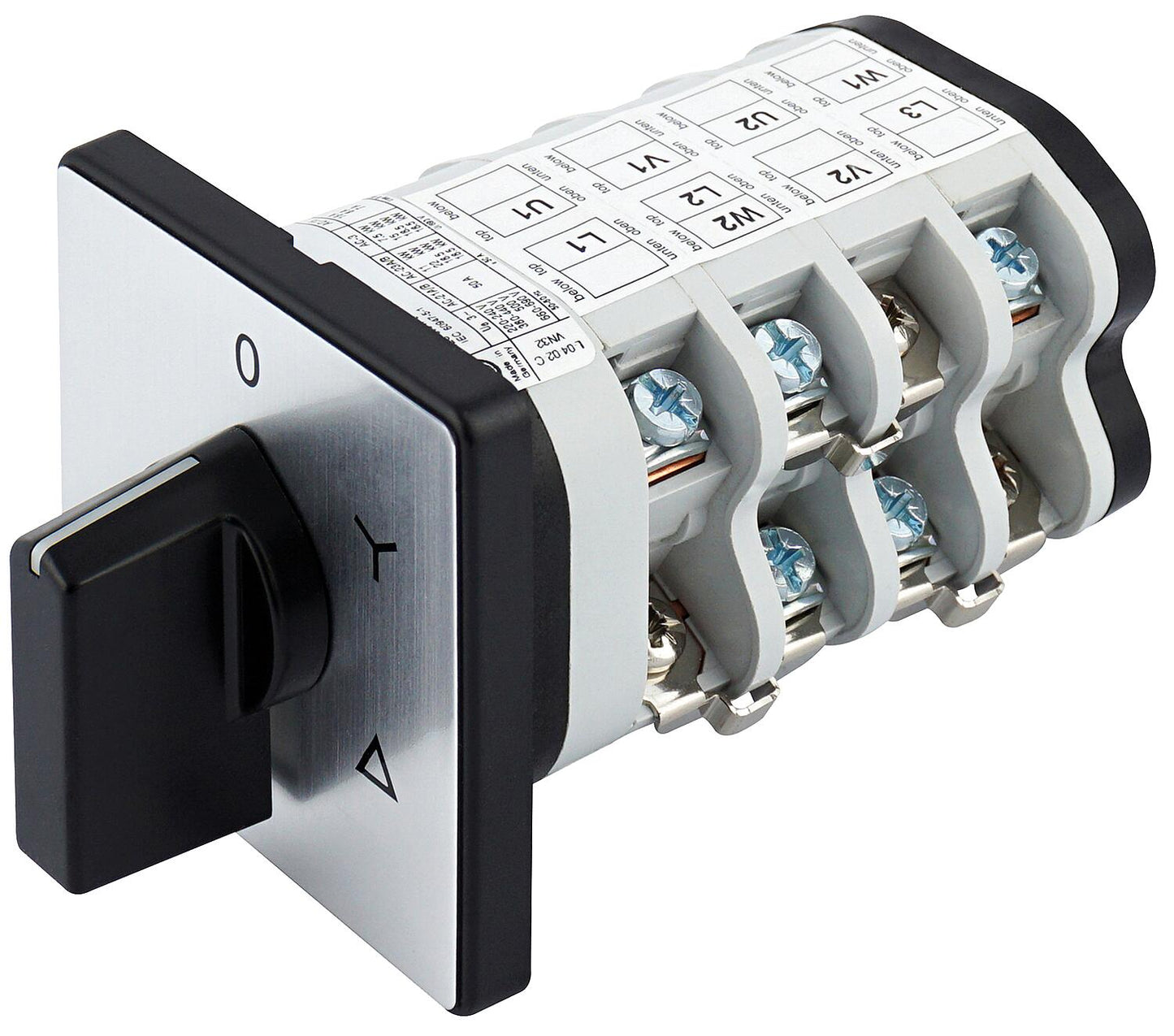 Star-delta switch for front mounting V2N Y-F1-B-SI