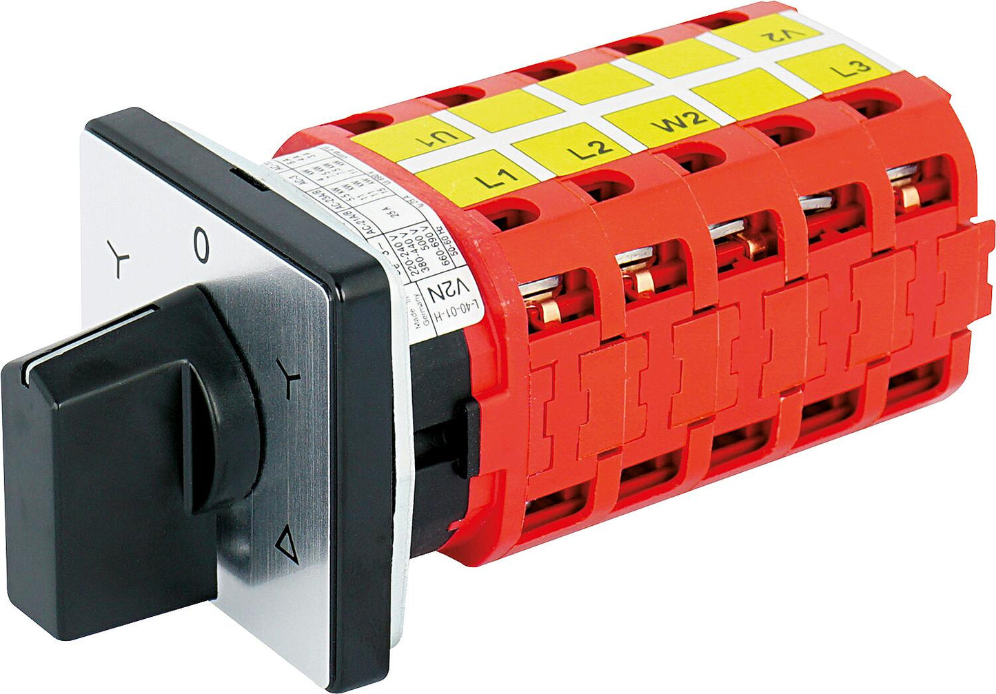 Star-delta switch for front mounting V2N Y-F1-B-SI