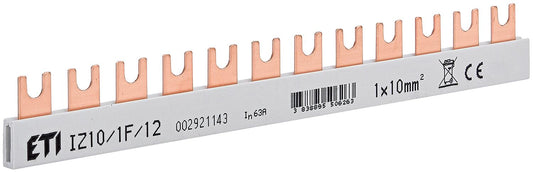 ETI Isolierte Sammelschiene, IZ10/1F/12, 1-polig