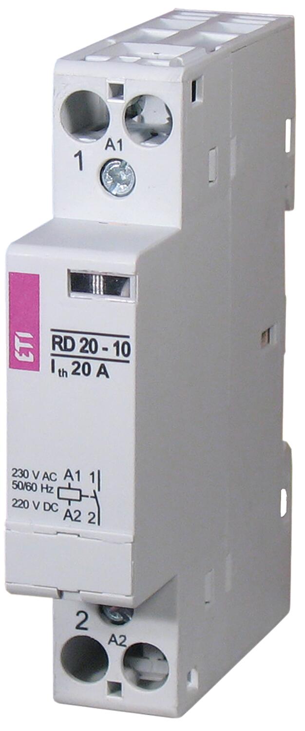 ETI installation contactor RD 20-01-230V AC/DC, 20A, REG