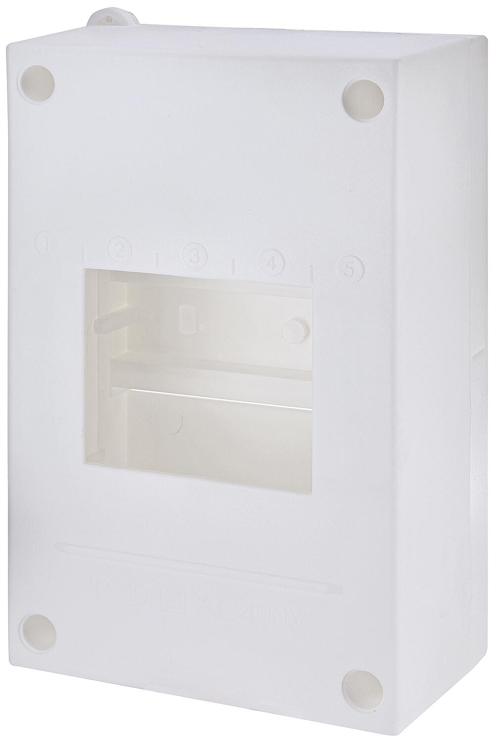 ETI surface-mounted small distribution board, single row, EC 1+1