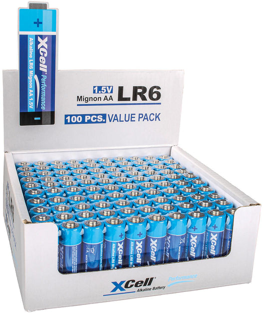 Xcell Performance Alkaline AA Batterie 100ER-BOX