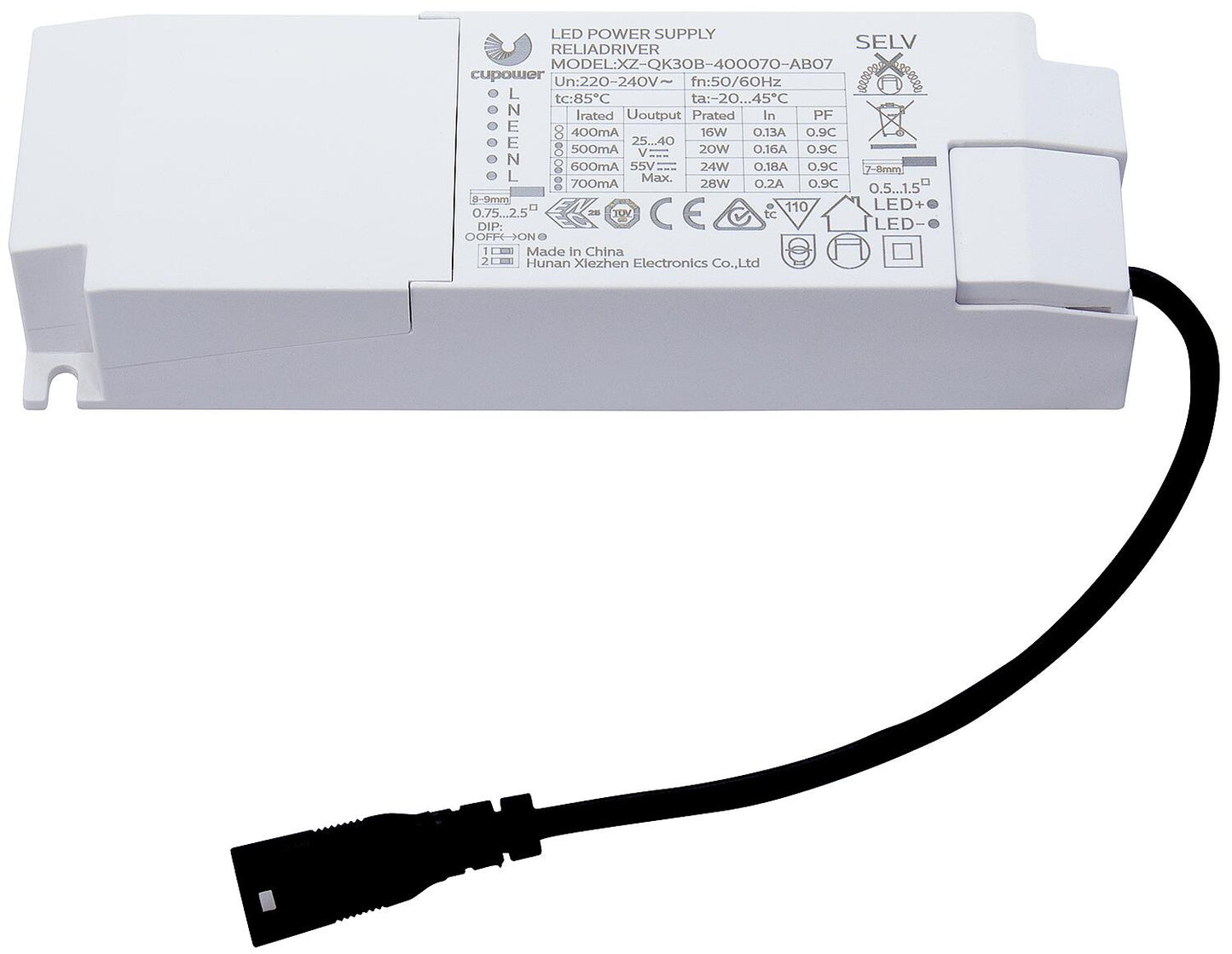External driver Circleugr-dim 350mA 15W non-dimmable