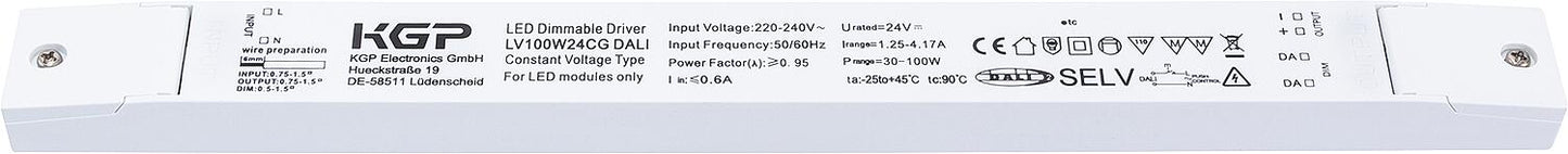 LED power supply CV 24V DC 0-30W 0-1.25A non-dimmable IP20 linear
