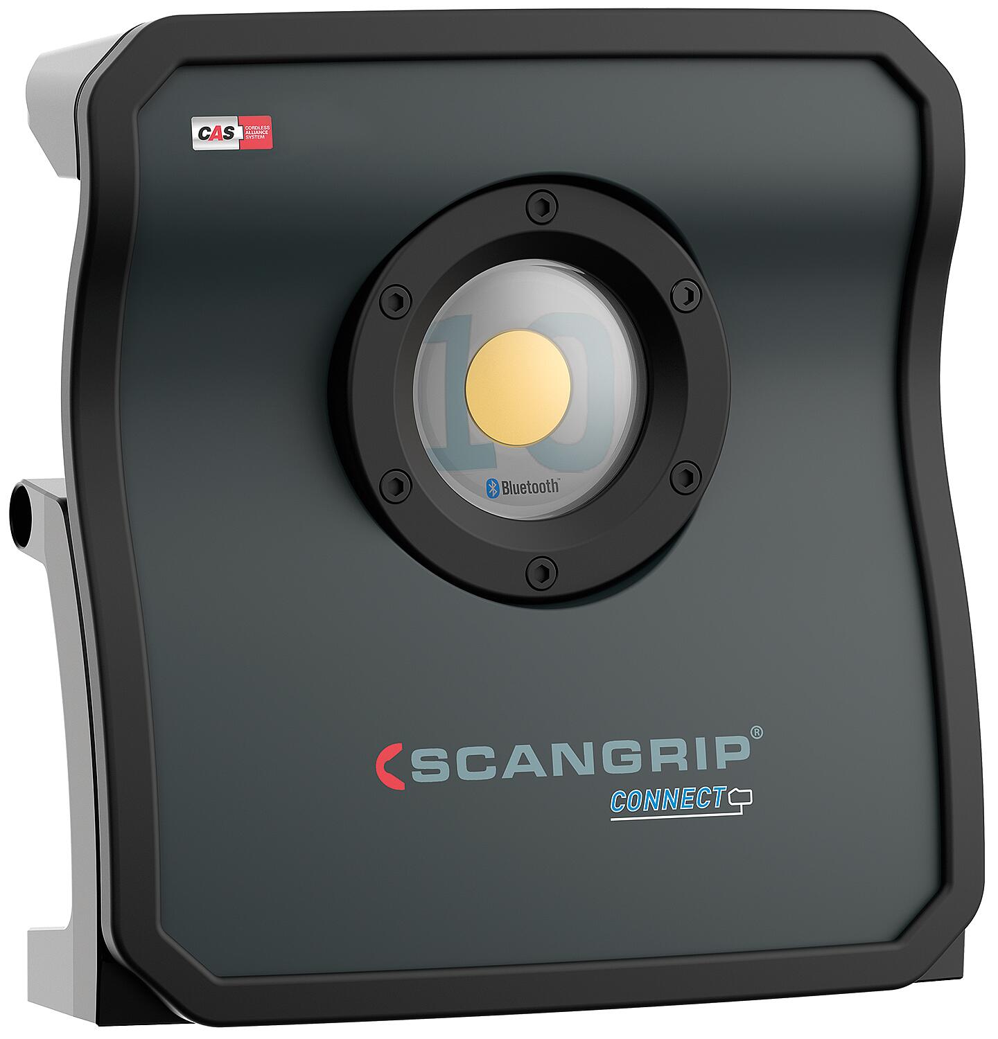 scangrip® NOVA 10 CONNECT cordless LED work light, construction spotlight, 12/18V, without battery and charger